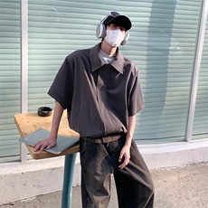 特P60无差价新款夏季时尚百搭潮流设计短袖衬衫-HC2301港风，男装衬衫，电商A003