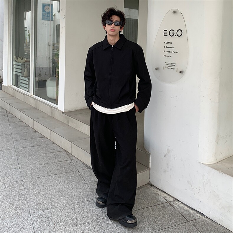 JK12-P802025秋新款飞行夹克男韩版休闲美式短款宽松外套,男装夹克,电商B327