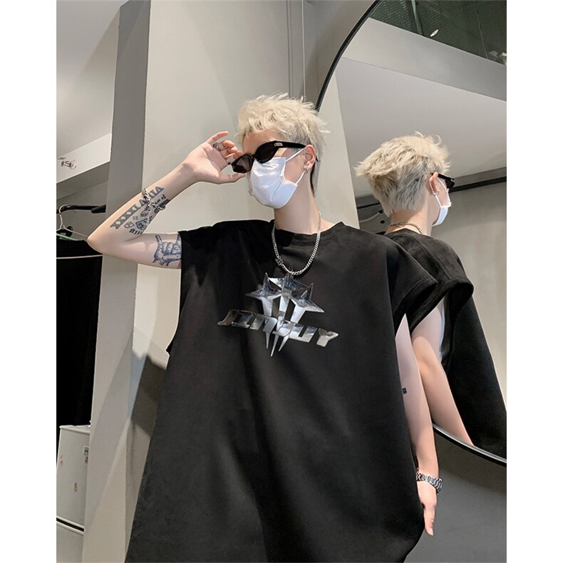 麂皮绒背心/马甲/坎肩2025夏季男装无袖T恤XZ514-2-2024116-P28,男装T恤,星座514-2(原B239)