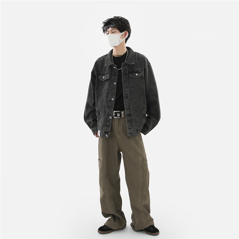 xz905-2-JK123#P70-（控108）春季美式高街休闲牛仔外套,男装工装外套,星座905-2