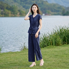 套装女夏季休闲简约时尚两件套，女装套装/套裙，曼沙奕珂