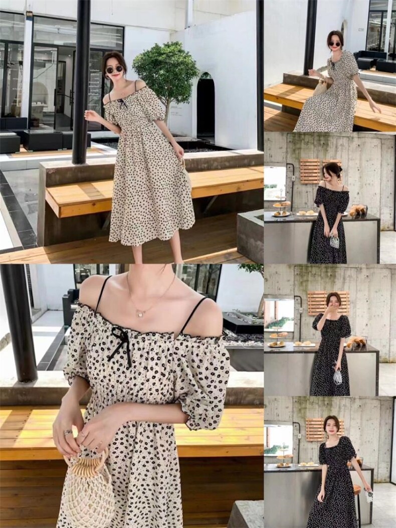 夏季碎花连衣裙，女装连衣裙，雨恋依香(1F)