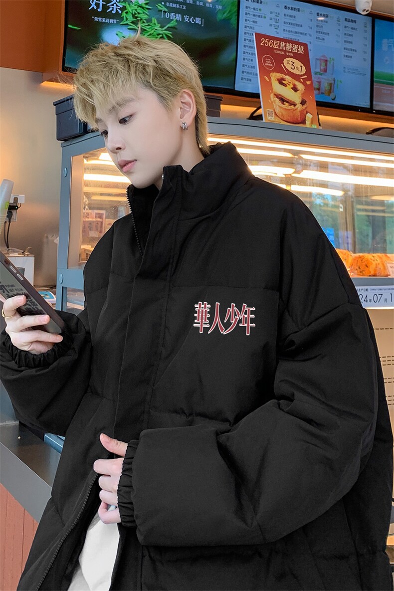 ！2025秋冬新款男士立领棉衣百搭简约棉服外套MY306特P55,男装棉衣,电商B220