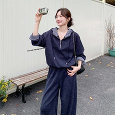 【26春新款】格子拼接两件套2D001-6761-P165-K268，女装套装/套裙，2D001