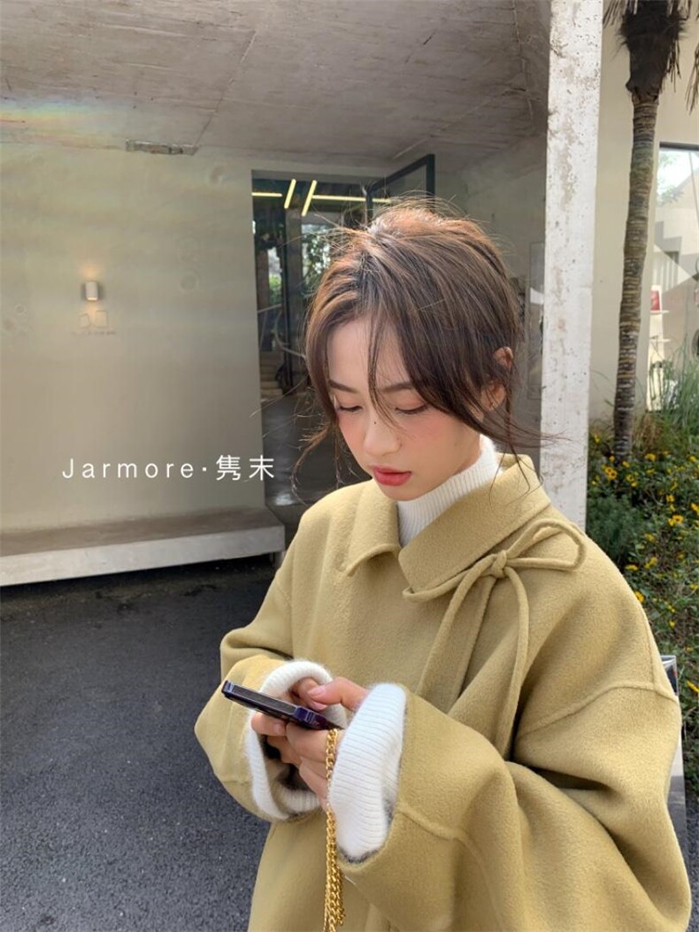 2021Jarmore隽末双面羊绒大衣冬设计师韩版显瘦大，其它，Jarmore隽末