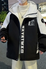加绒加厚连帽夹克男秋冬时尚潮流加厚棉衣男外套MY1686-P73，男装夹克，星座310B-3