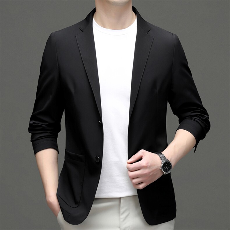 M23058-69钱塘2020-3春夏新款男士简约休闲西服外套高品质P200,男装西服,钱塘207-3