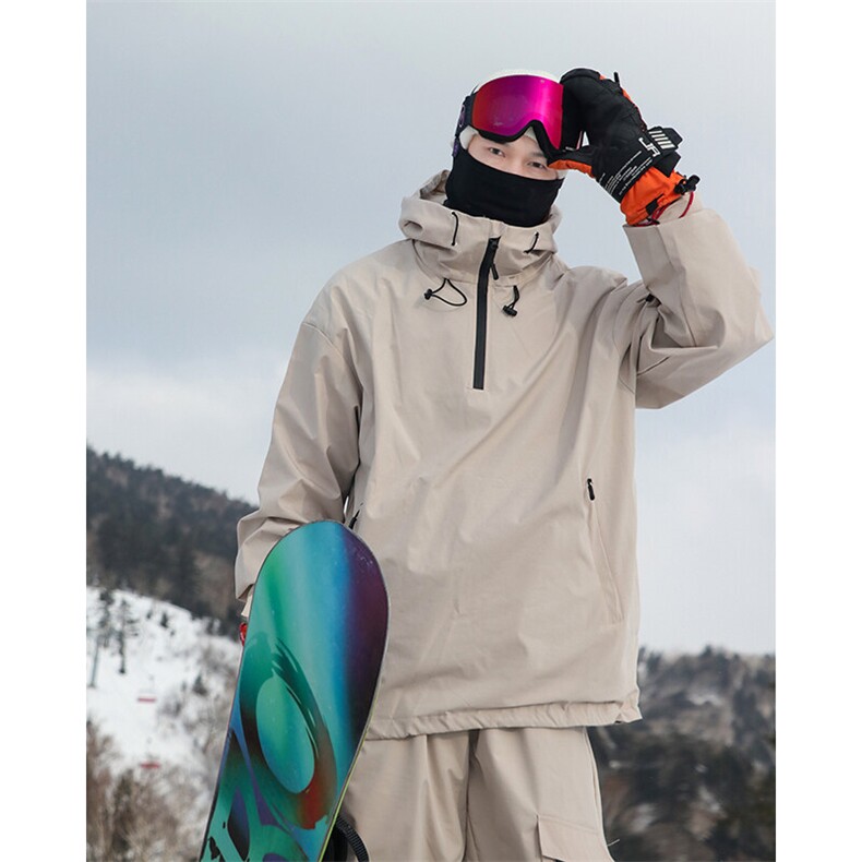 2025春季户外两件套滑雪服套装中性风时尚防水情侣款TZ033-P220,男装休闲套装,电商A001-1