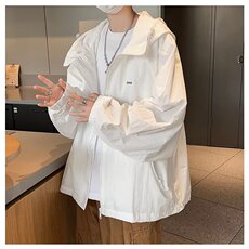 日系宽松连帽防晒服夏季户外轻薄防晒衣男女情侣外套潮FW51-P40，男装夹克，星座1008