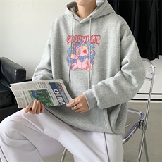L2545P48秋季上新休闲连帽百搭韩潮外套卫衣男情侣装连帽卫衣，男装卫衣，星座510A-1