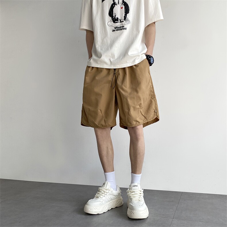 2025夏季新款美式高街短裤潮男休闲裤五分裤DK1374-P40控58,男装牛仔裤,星座810(原QT5070)