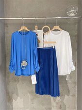 春季新款-简约纯色T恤，女装T恤，FU