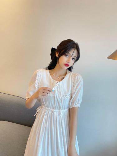 日韩气质连衣裙，女装连衣裙，花海QY