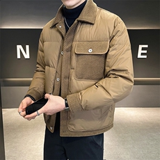 新标90白鸭绒男士羽绒服特批160元有报告A313-8322-P160，男装羽绒服，电商A313