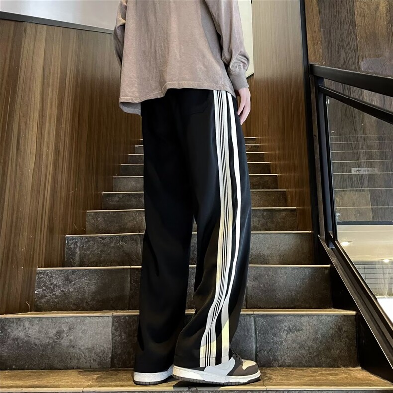 秋季新款侧条纹休闲裤长裤男美式百搭休闲裤GK42P38,男装休闲裤,星座1116-2