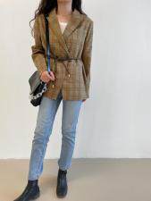 新款复古小西装，女装西装，FULE EDIT