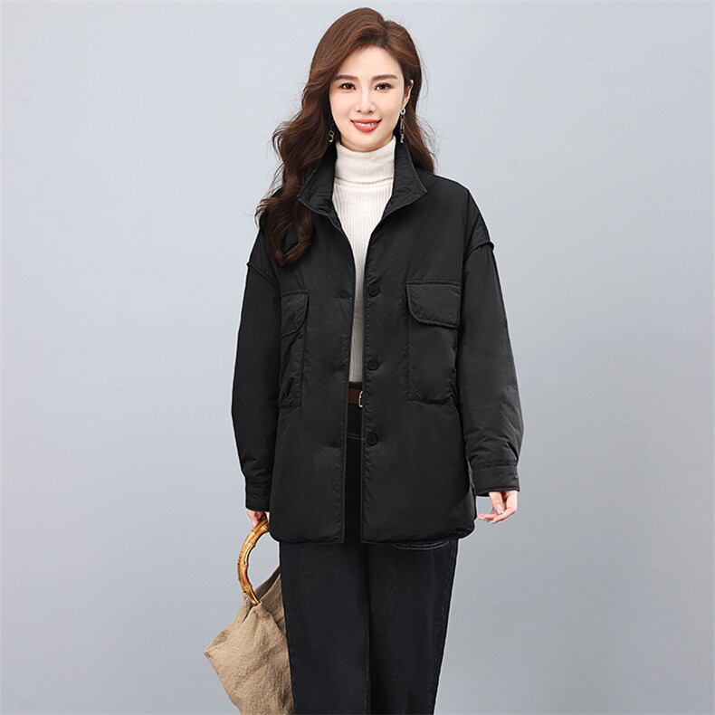 2023秋冬新款单排扣保暖棉衣,女装棉衣/棉服,小林双子
