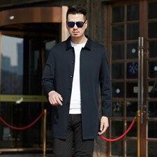 2023年春款休闲时尚高端男士外套上衣风衣夹克P315