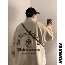 电商DSA028-JRLCT2220P55加绒加厚半高领麂皮绒卫衣限价78，男装卫衣，电商A028