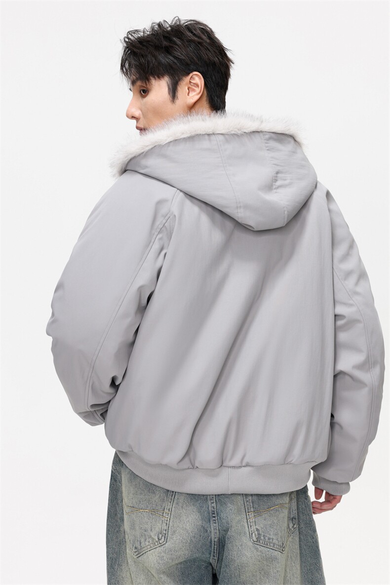 美式座山雕毛领棉服男款2025冬潮牌情侣棉衣外套MY2524-P95,男装棉衣,星座610（原A335）