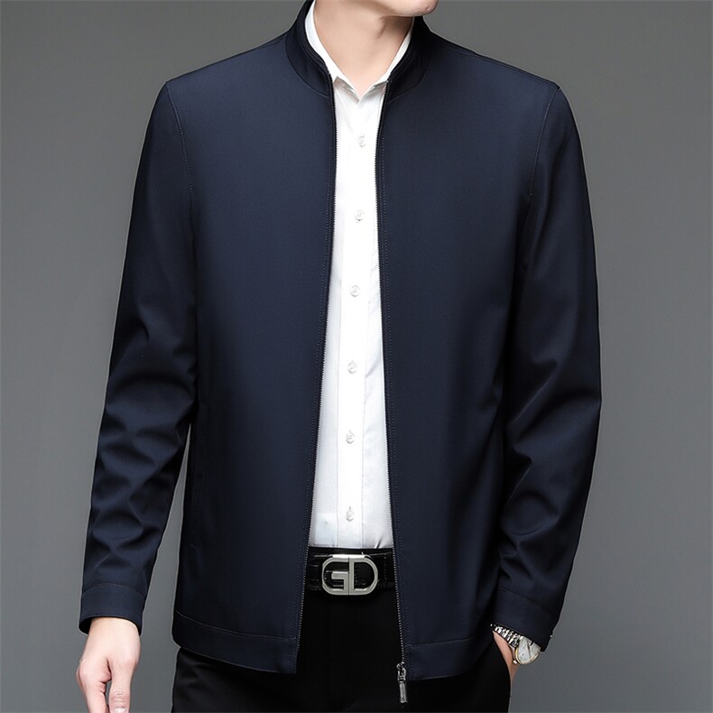 YYA2202男士2023年秋季新款长袖立领休闲青年夹克风衣P115,男装夹克,电商B360