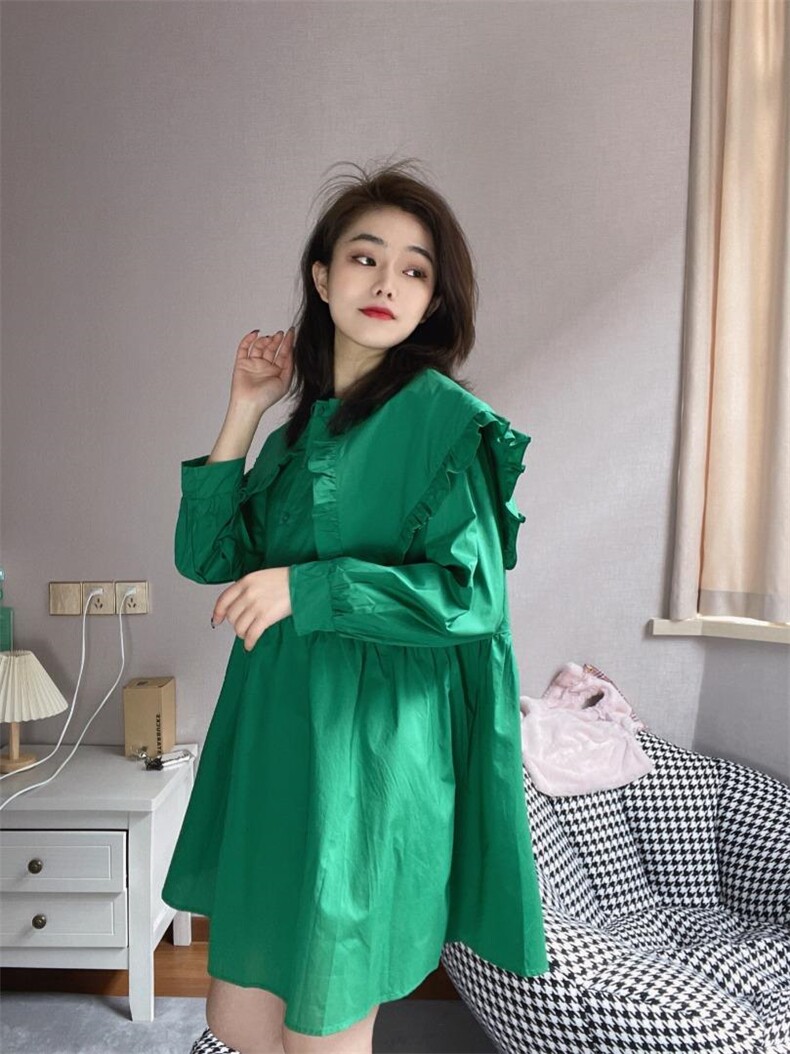 娃娃领裙衫，其它，戈朴