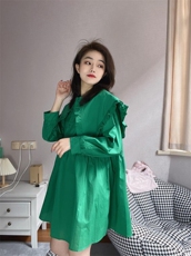 娃娃领裙衫，其它，戈朴