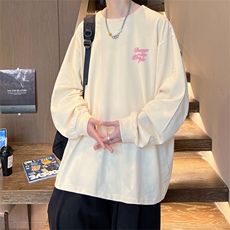 抖音得物供货量大从优可提供视频美式长袖T恤CT840特P25，男装T恤，电商A486-1