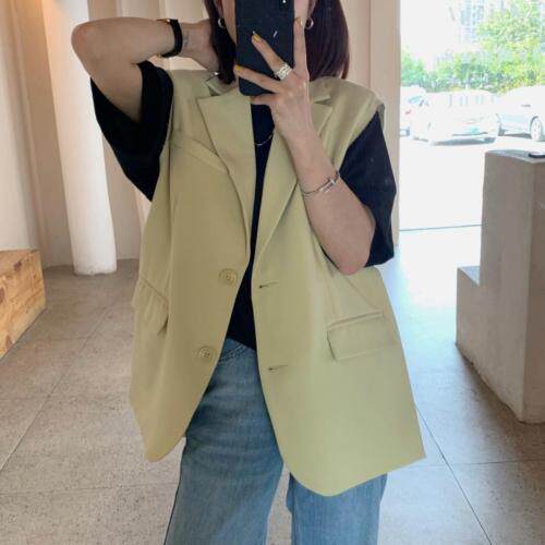 早秋季新款开叉马甲，女装马夹，不凡