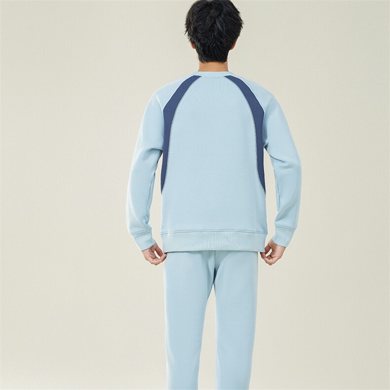 秋冬加绒加厚纯棉休闲保暖内衣套装两件套TZ3150-P75,男装休闲套装,星座310B-3
