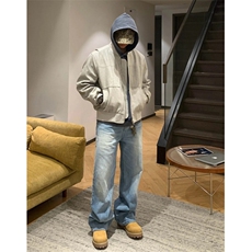 美式复古外套男女2025春季新款高级感棒球服飞行员夹克W6489-P65，男装夹克，星座412-1
