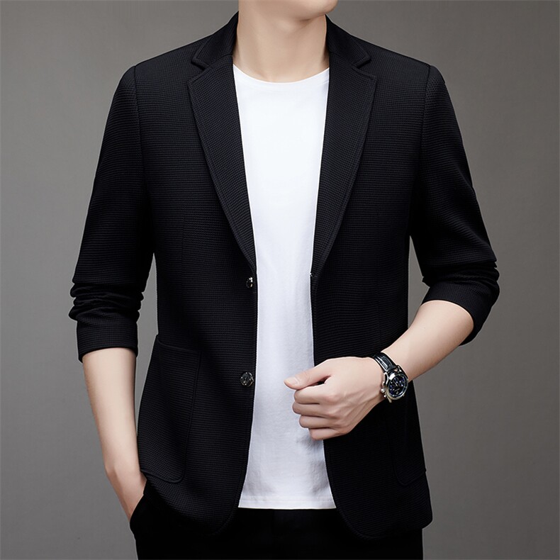新款春秋帅气休闲韩版时尚潮流修身男士小西服外套2377-P90,男装西服,星座613B