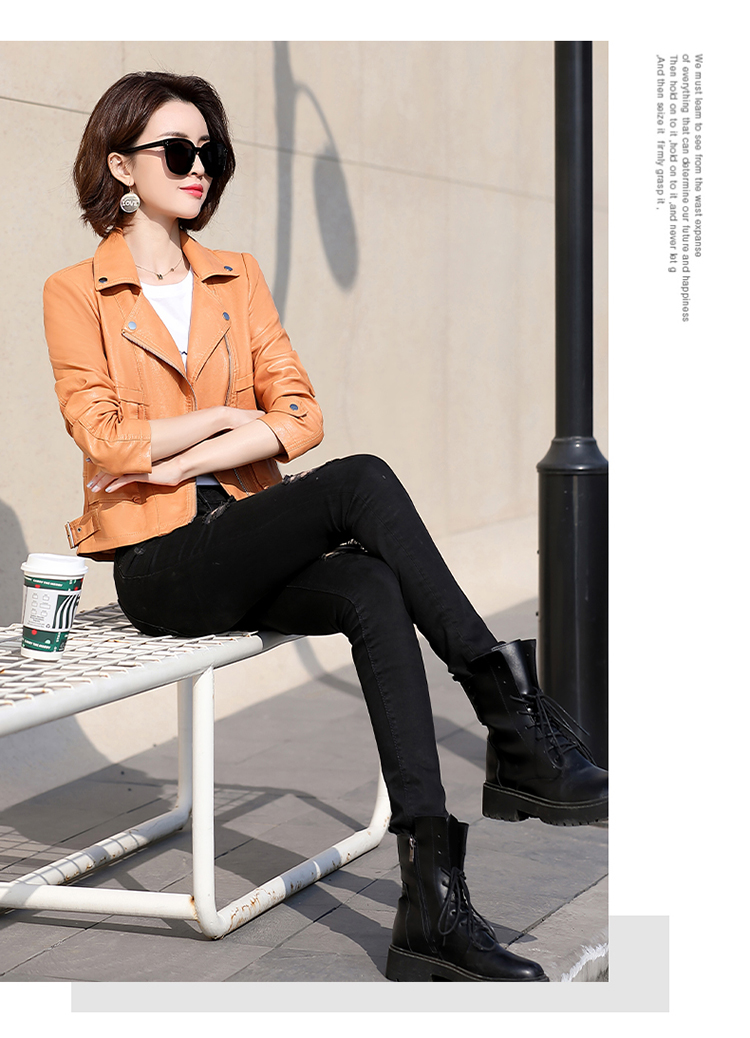 E9782 2580K ÁO DA NỮ XIAENHA DÁNG ÔM BODY GỢI CẢM SEXY MÙA XUÂN THU ĐÔNG PHONG CÁCH HÀN QUỐC THỜI TRANG NỮ G06 SẢN PHẨM MỚI