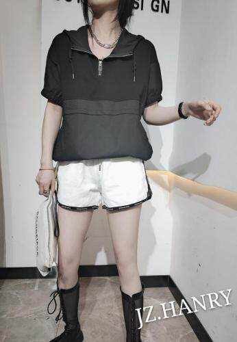 9070短袖帽衫，女装，俊泽.哈妮