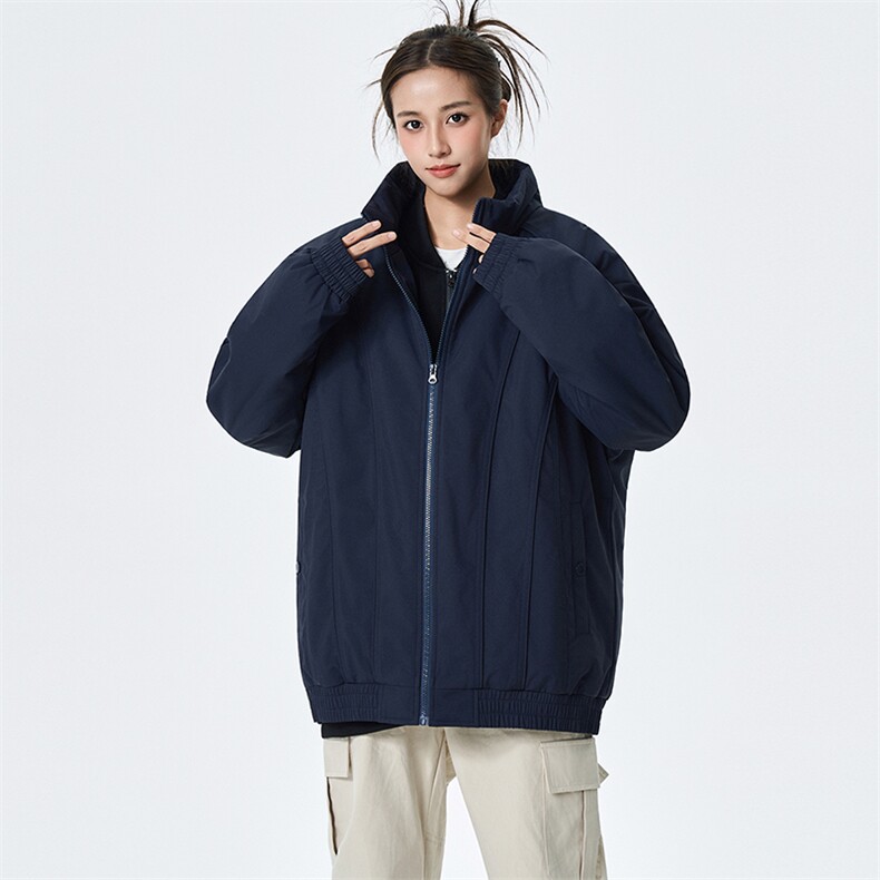 现货美式休闲加厚雪山棉衣夹克外套立领纯色三防户外工装棉服,男装夹克,电商A486
