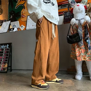 男秋季新款港风休闲裤灯芯绒A904P32