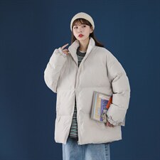 冬季外套青少年中性风棉衣休闲纯色百搭男女上衣A177-M288-P50，男装棉衣，电商A177