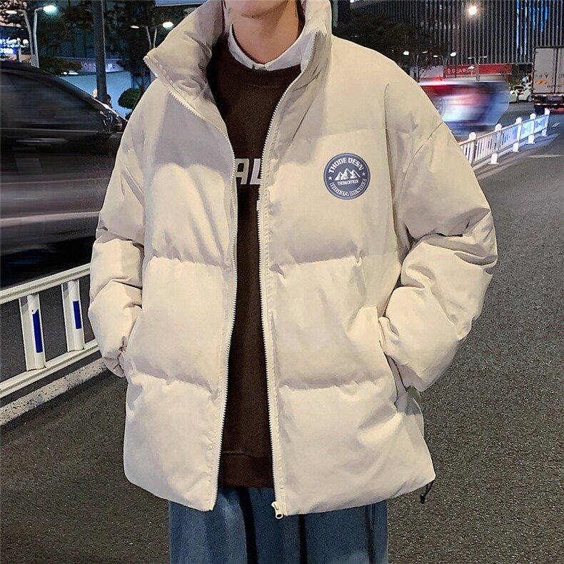 秋冬新款韩版加绒加厚保暖立领宽松棉服外套男MY2050P95控118,男装棉衣,电商A268A
