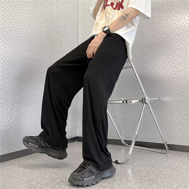 休闲裤印花宽松型潮男时尚潮牌夏季九分裤K9525P32,男装休闲裤,星座1116-2