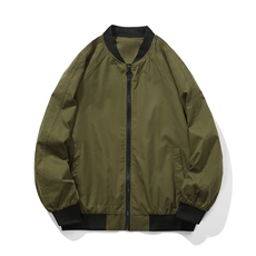 情侣潮大码宽松休闲多色光板夹克棒球服外套潮J7204P30【特价】，男装夹克，电商A007