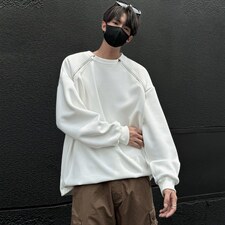 2026港风双侧金属拉链圆领大码M-5XL潮流纯色卫衣WY77865P55控88，男装卫衣，星座227-7