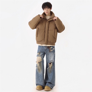 现货立领棉衣男士美式加厚外套潮牌工装棉服M0817-P83图片