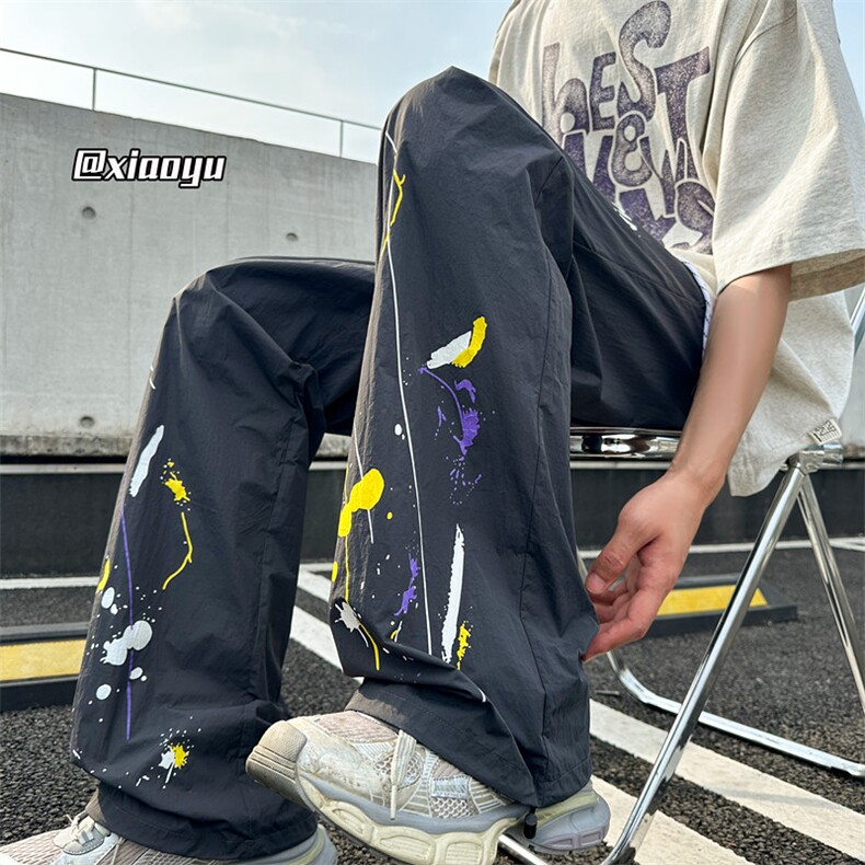 XZ616夏季新款百搭泼墨速干裤休闲长裤TY2498M-5XL特P30控58,男装休闲裤,星座512A（原616）