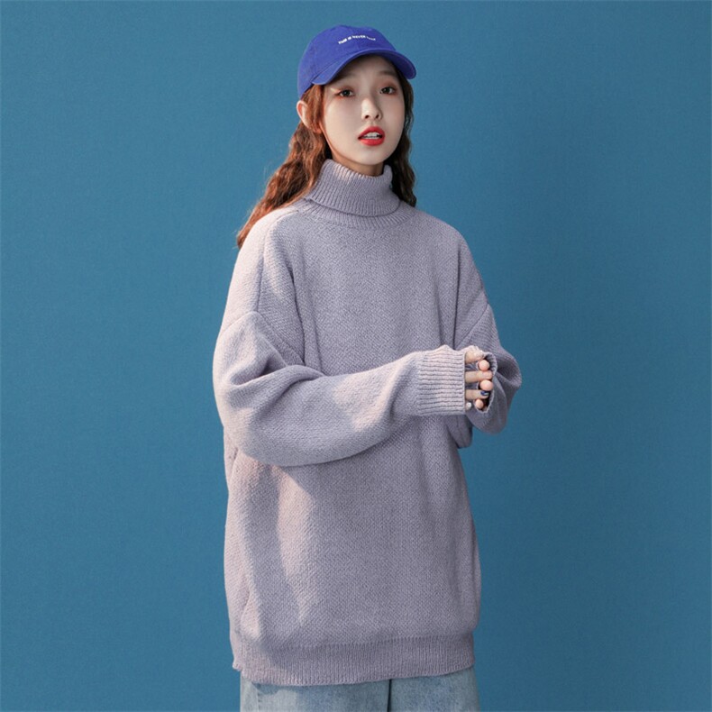 备货6W！直播供货！高品质中性男女中款加厚高领毛衣M700P55,男装针织衫/毛衣,电商B220