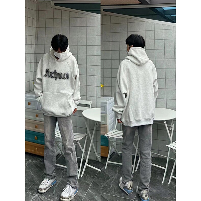 美式高街vibe重工艺水洗水泥灰hiphop弹力牛仔裤货号K2410P55,男装牛仔裤,电商A063