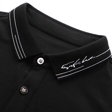 2023春秋季新款翻领长袖T恤上衣男套装中青年商务休闲男装两件套，男装休闲套装，电商B212（原钱塘6029）