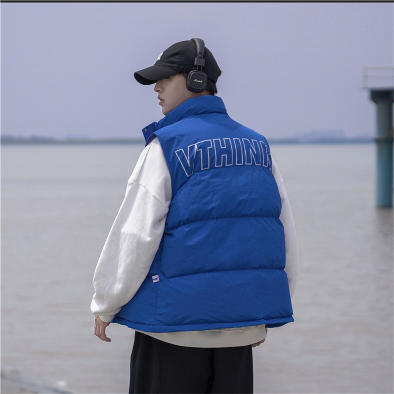 cityboy秋冬季宽松大码棉马甲背心外套 A017 3002 P85图片