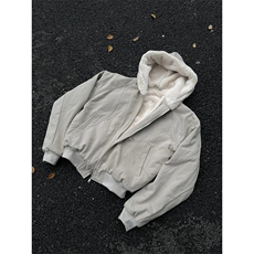 现货高品质美式高街冬季重磅硬挺短款座山雕毛领棉衣男女加厚外套，男装棉衣，电商A486-1