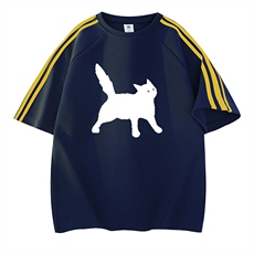 藏青拼黄织带