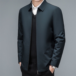 BEYR22888钱塘2020-2商务休闲简约翻领百搭中年男士羽绒服P175图片